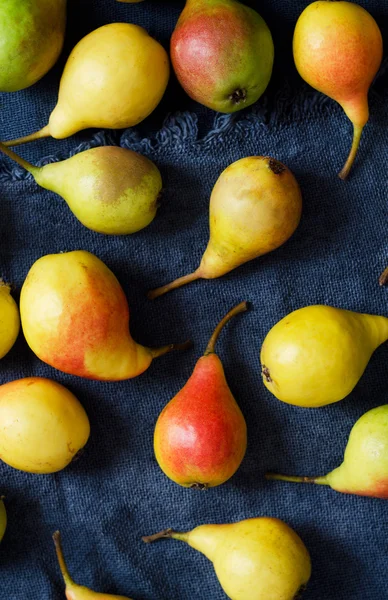 Multiple colorful pears — Stock Photo, Image