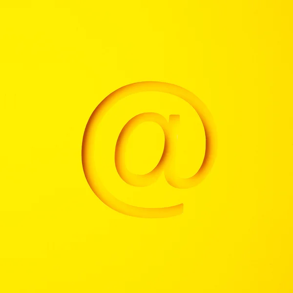 Email sign in the air — Stock Photo, Image