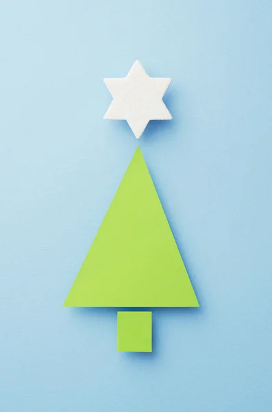 Χαρτί χριστουγεννιάτικο δέντρο — Φωτογραφία Αρχείου
