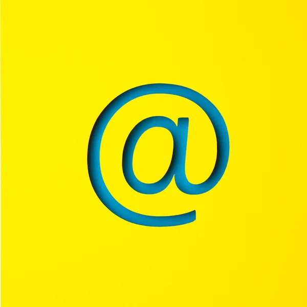 Email sign in the air — Stock Photo, Image