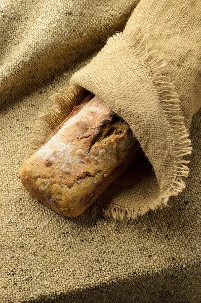 Brown crusty bread — Stock Photo, Image