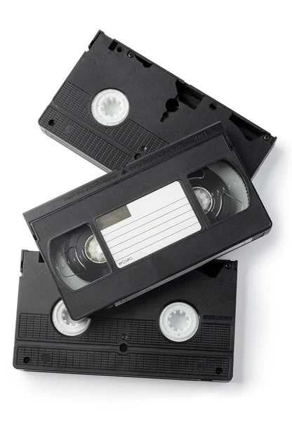 VHS cassetes — стокове фото