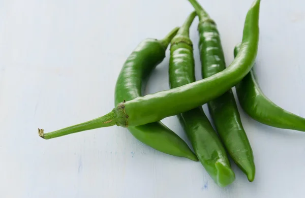 Groene paprika 's — Stockfoto