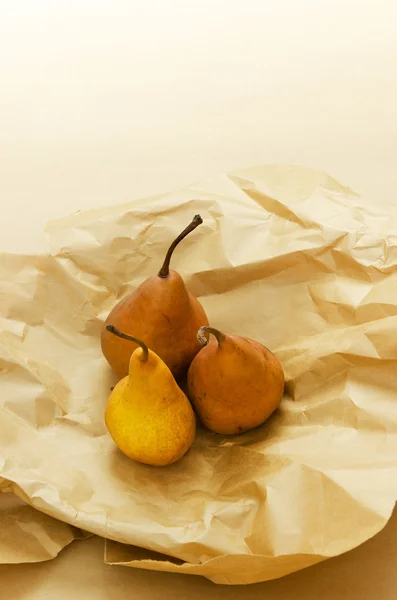 Three ripe pears — Stock Photo, Image