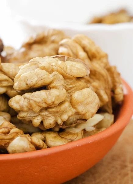 Close up of walnut core — Stock Photo, Image