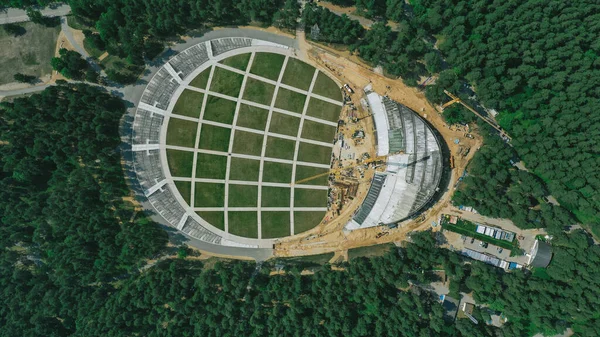 Vista Panorâmica Pássaros Paisagem Cima — Fotografia de Stock