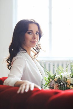 Düğün. Bir gelinlik güzel gelin