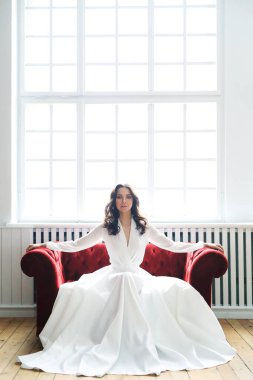 Düğün. Bir gelinlik güzel gelin