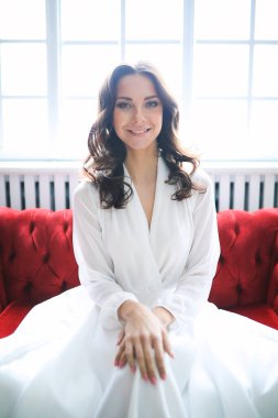 Düğün. Bir gelinlik güzel gelin