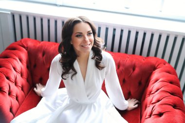 Düğün. Bir gelinlik güzel gelin