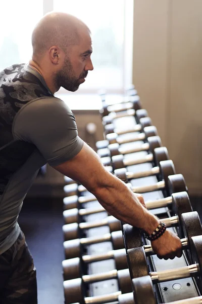 Fitness Hombre Gimnasio — Foto de Stock