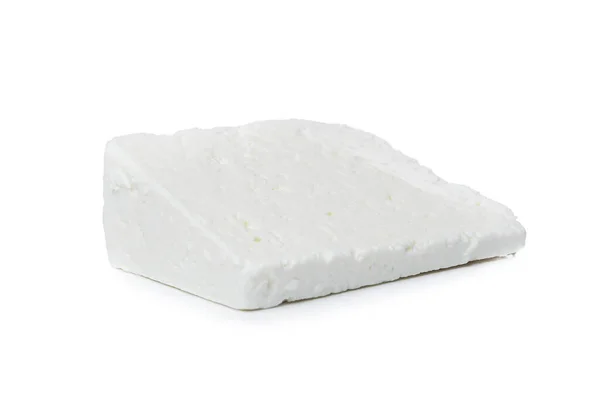 孤立无援白色背景的奶酪 — 图库照片