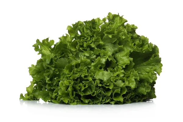 Isolated Green Salad White Background — Stock Photo, Image
