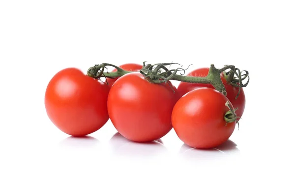 Geïsoleerd Rode Tomaat Een Witte Achtergrond — Stockfoto