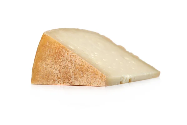 Isolato Formaggio Sfondo Bianco — Foto Stock