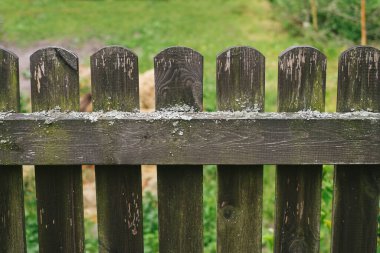 Mahremiyet. Yakın plan eski çit