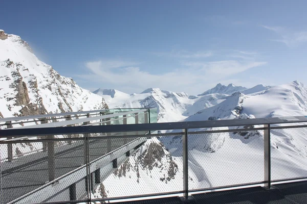 Plataforma de observação no Kaprun, Áustria . — Fotografia de Stock