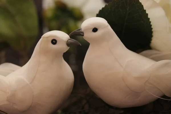 Un par de pájaros enamorados. Estilo vintage . — Foto de Stock