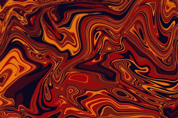 Soyut mermer doku arkaplanı. Moda akışkan sanat tasarımı. Turuncu, kırmızı, sarı ve siyah renkli modern duvar kağıtları.