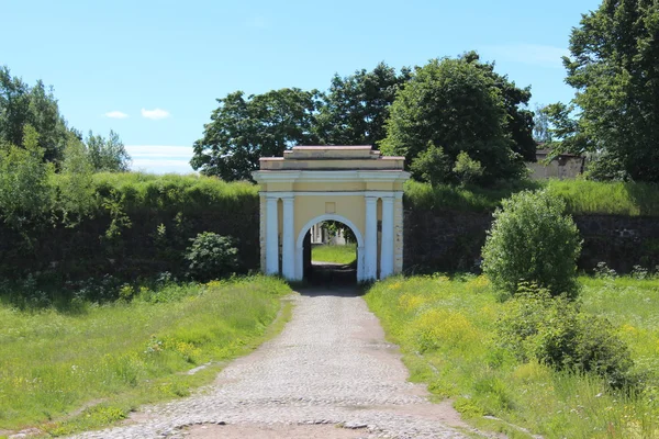 Fridrikhsgamsky πύλη είναι το μέρος του Anninsky strengthenings στην πόλη της Βίμποργκ. — Φωτογραφία Αρχείου