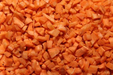 İyi doğranmış havuç..