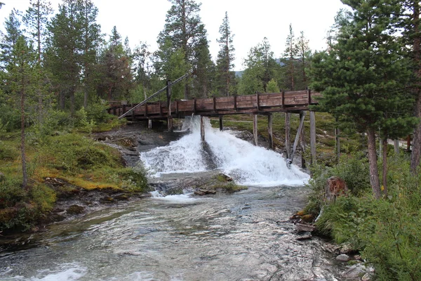 Vattenfall i Norge. — Stockfoto