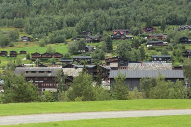 Norveç'te tipik peyzaj.