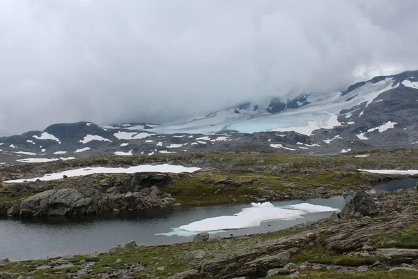 Kontinentális gleccser, Norvégia. — Stock Fotó