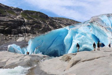 Norveç'te bir buzul Nigardsbreen olduğunu.