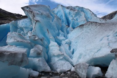 Norveç'te bir buzul Nigardsbreen olduğunu.