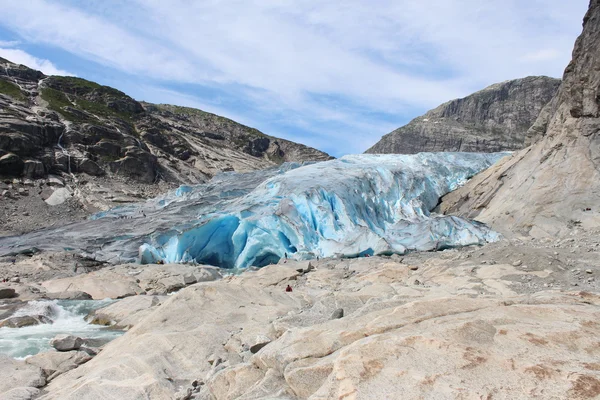 Nigardsbreen 是在挪威的一个冰川. — 图库照片