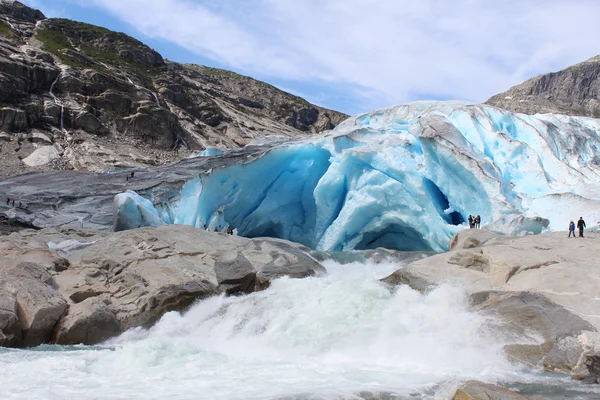 Norveç'te bir buzul Nigardsbreen olduğunu.