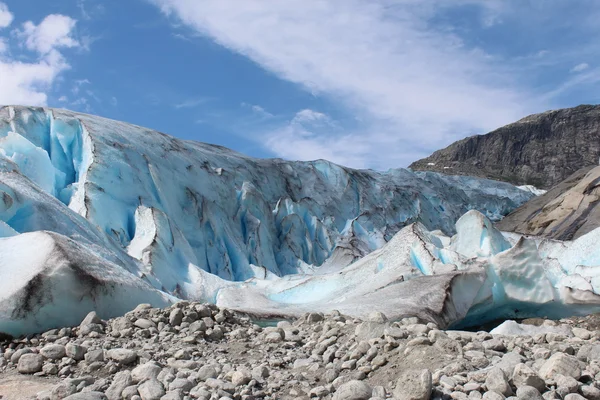 Nigardsbreen jest lodowiec w Norwegii. — Zdjęcie stockowe