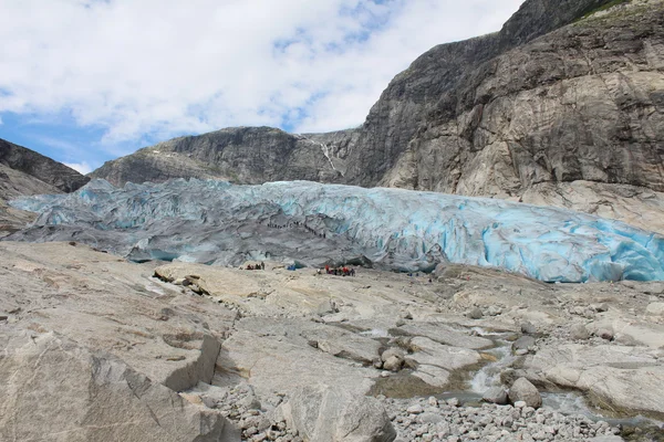 Nigardsbreen 是在挪威的一个冰川. — 图库照片