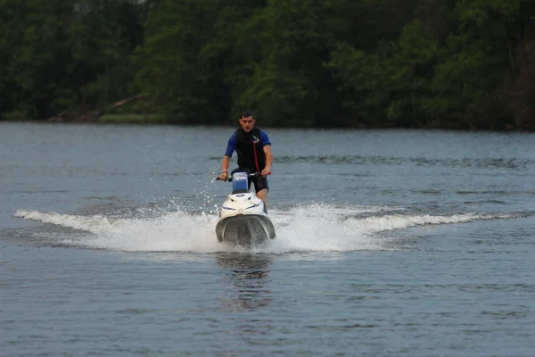 Action Photo Man on jet ski. — Stock Photo, Image