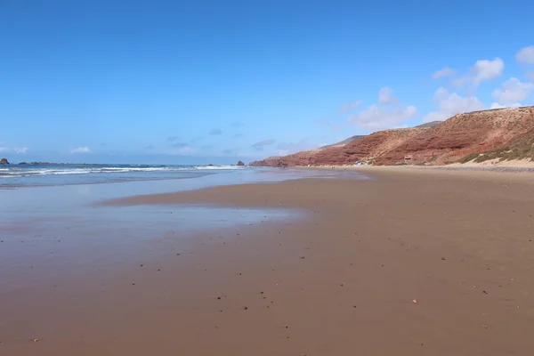 Praia de Lezgira em Marrocos . — Fotografia de Stock