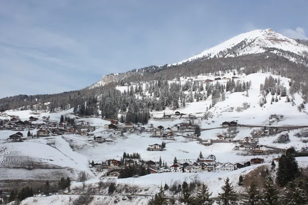 Dolomites skiing resort. Gardena. — Stock Photo, Image