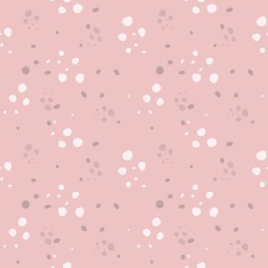  Pembe arka planda damlaların dokusuna sahip kusursuz desen