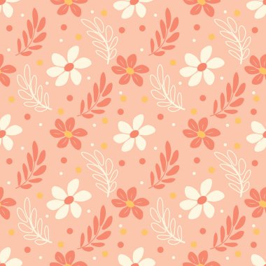  Hoş, pürüzsüz desenli, el çizimi, pastel renklerde çiçek süsleri. Kumaş, giysi, ambalaj kağıdı, duvar kağıdı için. Kadınlar günü için, sevgililer günü için, düğün için