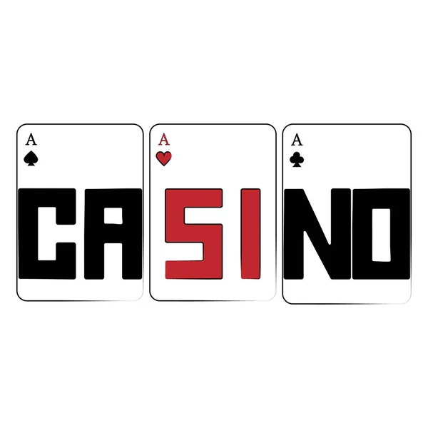 Καζίνο Φόντο Κάρτες Ένα Σκοτεινό Φόντο Τυχερά Παιχνίδια Καζίνο Vegas — Διανυσματικό Αρχείο
