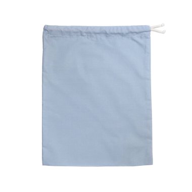 Beyaz izole edilmiş arka planda meyve ve sebzeler için mavi çanta. Ekoloji ya da çevre koruma kavramı. dizaynınız ve modeliniz için yer