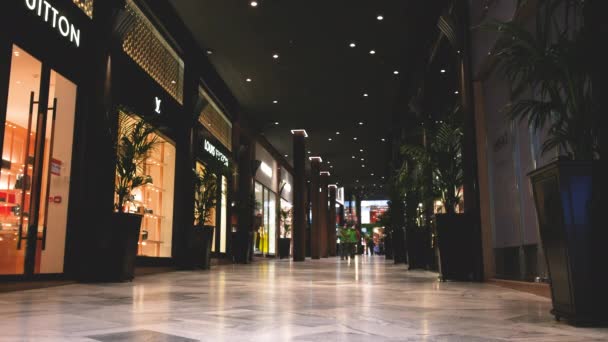 Bolonia Italia Dentro Galería Cavour Centro Comercial Lujo — Vídeo de stock