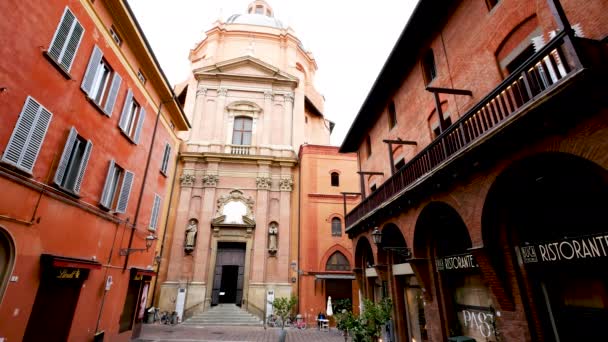 Bologna Italië Heiligdom Van Santa Maria Della Vita — Stockvideo