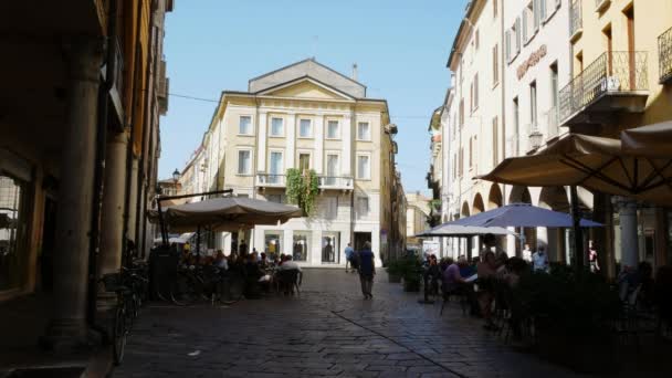 Mantua イタリア ググリエルモ マルコーニ広場の眺め — ストック動画