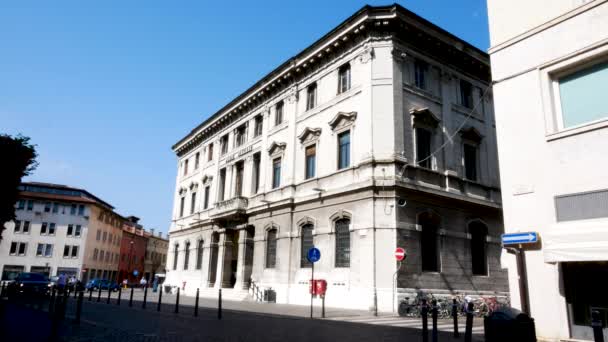 Mantua Włochy Budynek Centrali Poczty — Wideo stockowe