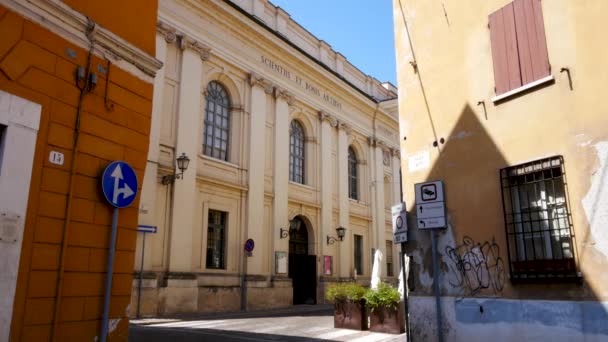 Mantua Włochy Widok Teatr Bibiena — Wideo stockowe