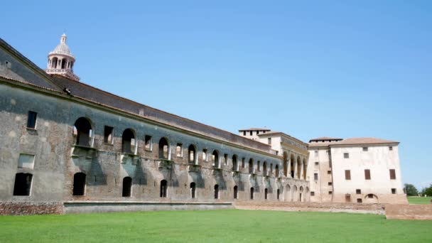 Mantua Italien Blick Auf Die Burg Saint George — Stockvideo
