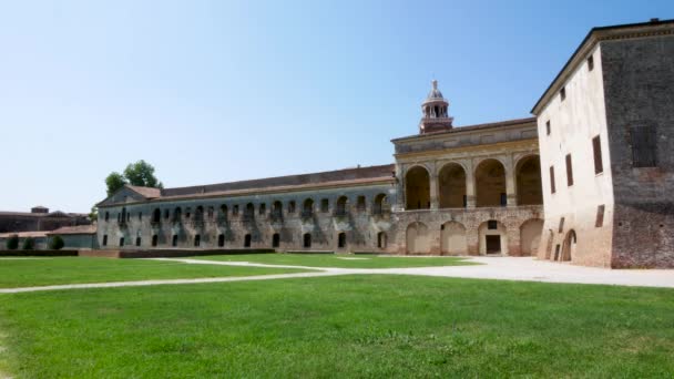 Mantua Italy Lanscape Saint George Castle — Stock Video