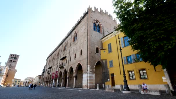 Mântua Itália Vista Palácio Ducal — Vídeo de Stock