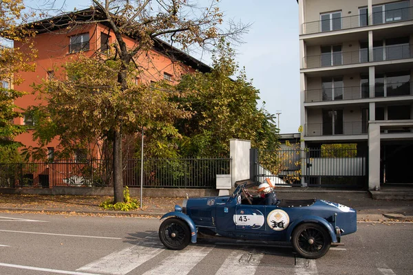Piacenza, İtalya, 1000 Miglia tarihi yarış arabası, Bugatti T40 1929